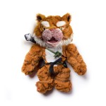 Black Myth Wukong Black Tiger Vanguard Black Bear Guai Plush Pendant Decorative Doll